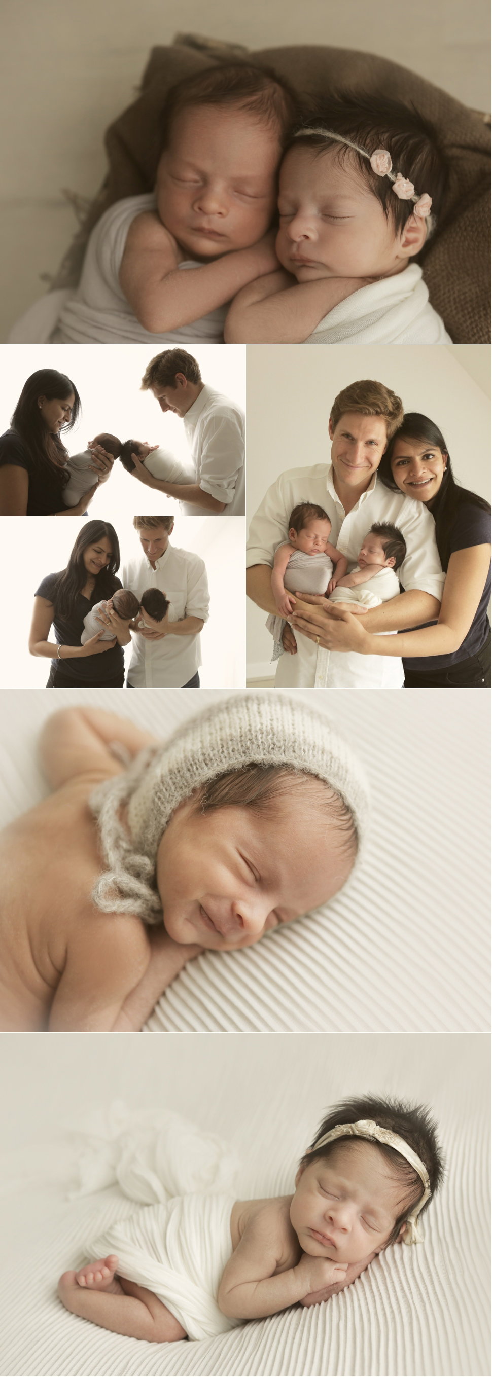 twins newborn london Francesca DB Photography